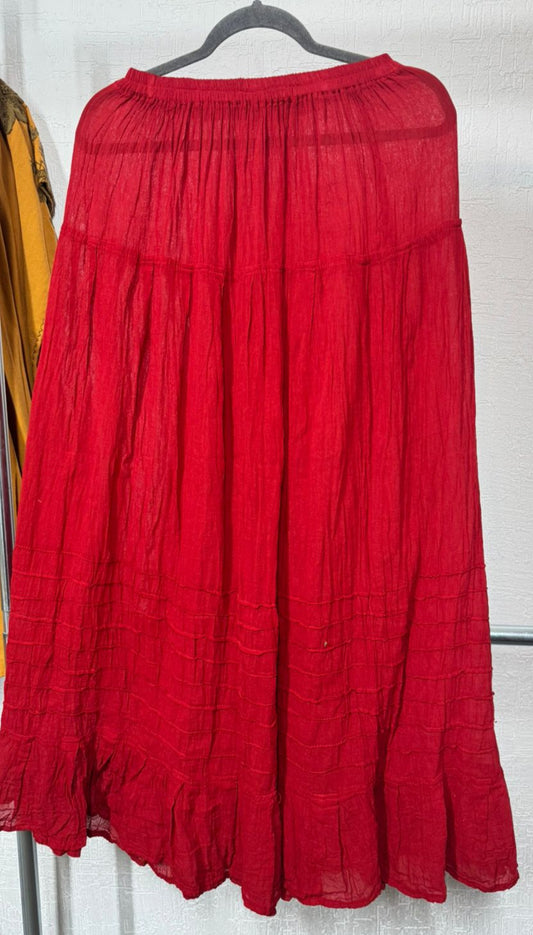 Enagua  Rojo