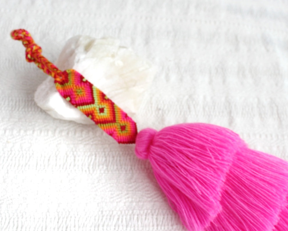 Campanitas con pulsera Rosa
