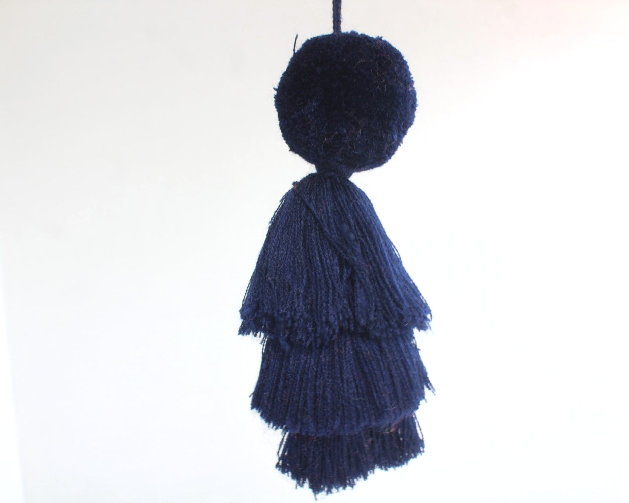 Pompon Grande Azul Marino