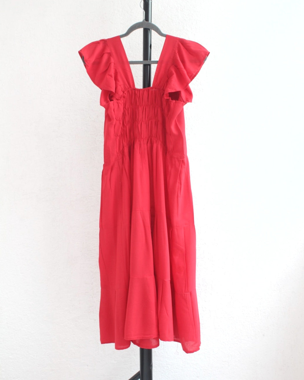 Vestido Anita Corto Rojo Ranas