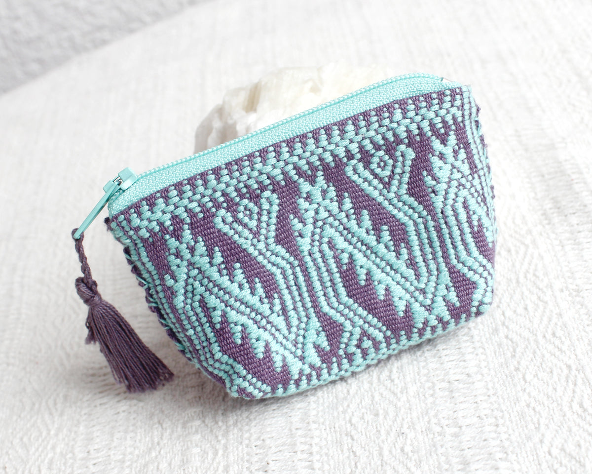 Mini Monedero Quetzalcóatl Aqua Lila