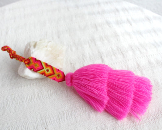 Campanitas con pulsera Rosa