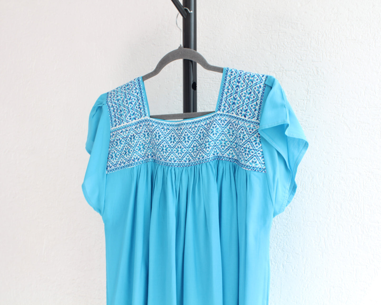 Blusa Tania Azules Flores XL - 2XL
