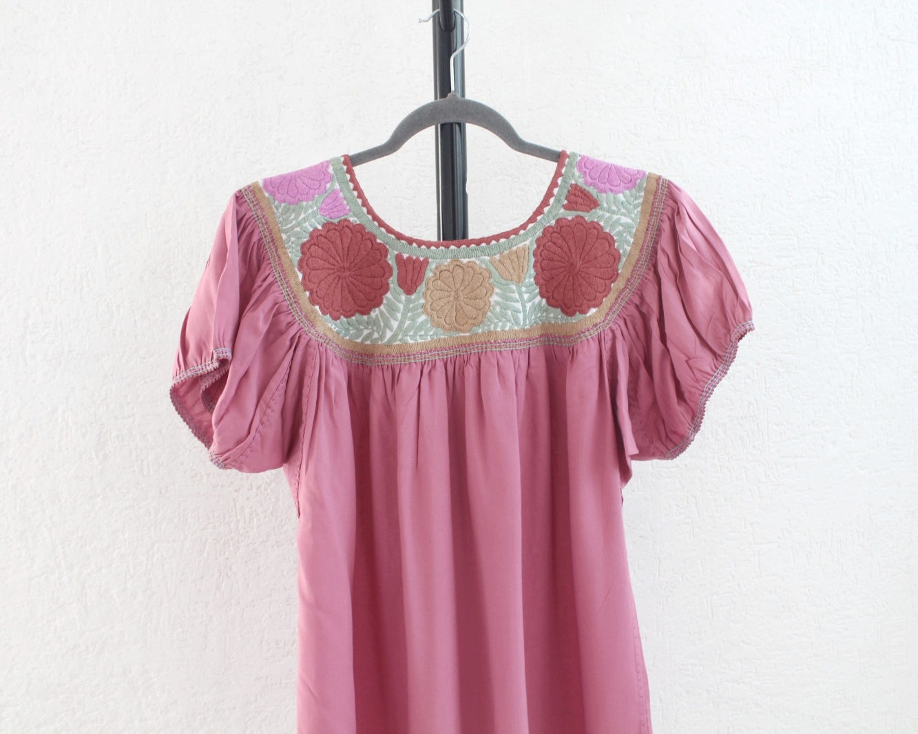 Blusa Aguacatenango Rosa Palo Beige