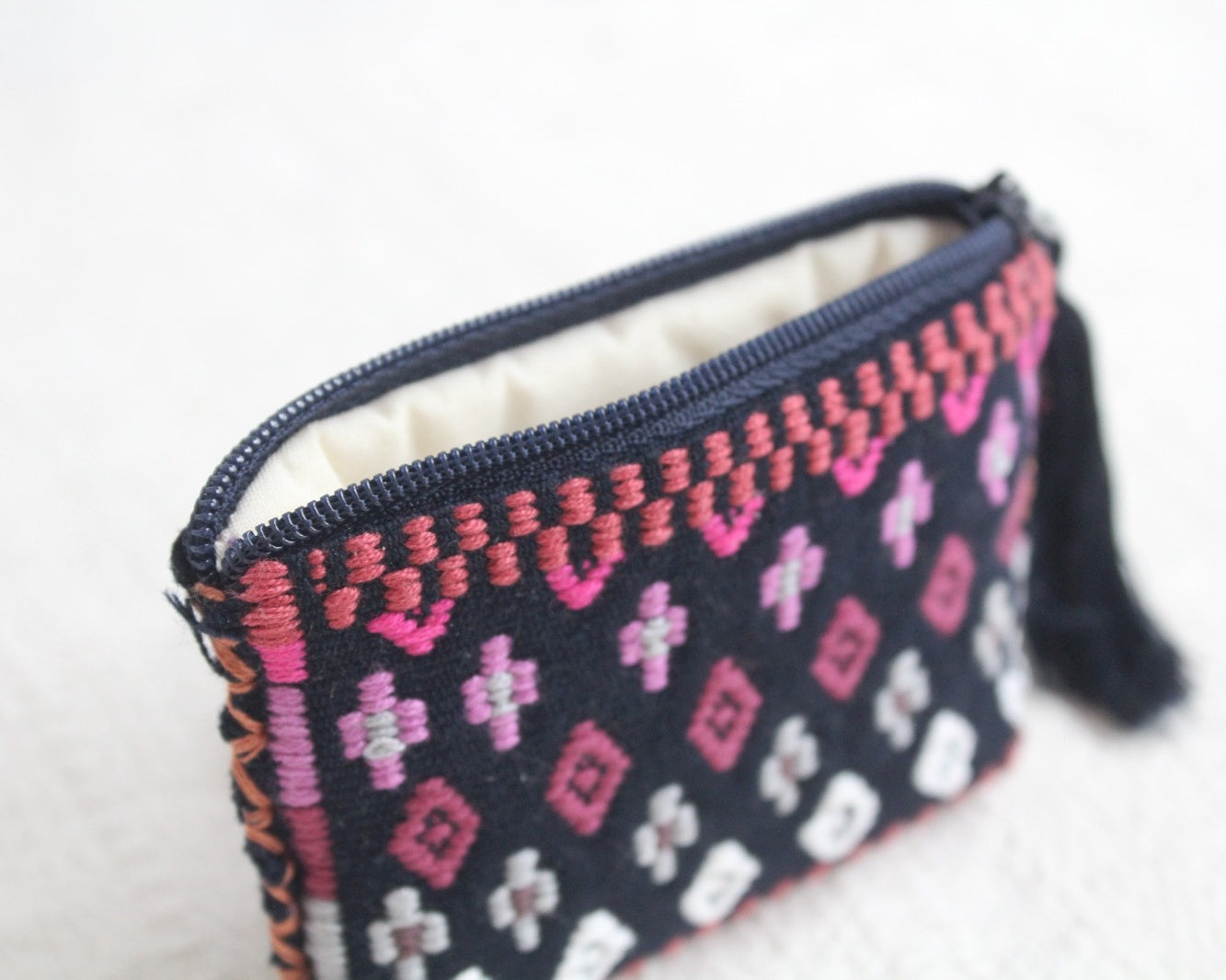 Mini Monedero Cosmos Negro Rosa