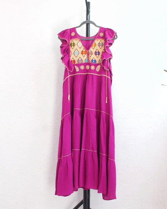 Vestido Antonia Bugambilia Crema 2XL