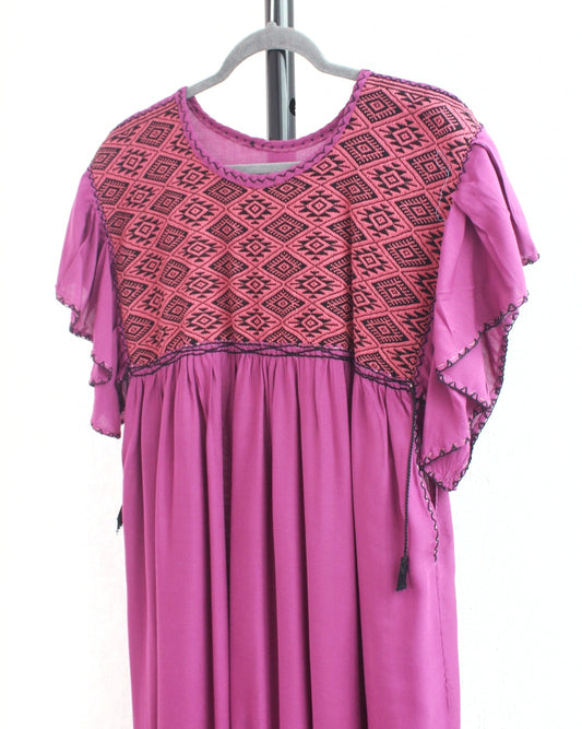 Vestido Margarita Estrellas Violeta  XL - XXL