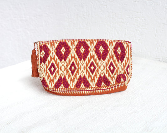 Neceser Estrellitas Crema Rojo Naranja