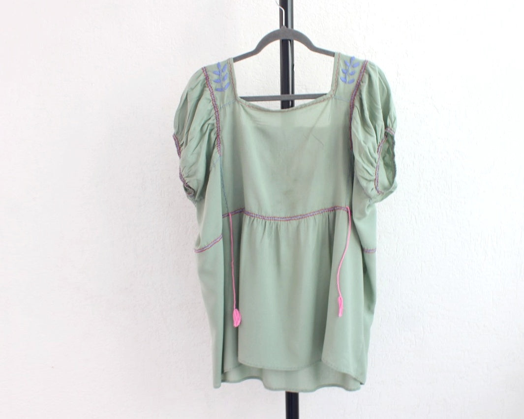 Blusa Maribel Menta Lila L XL
