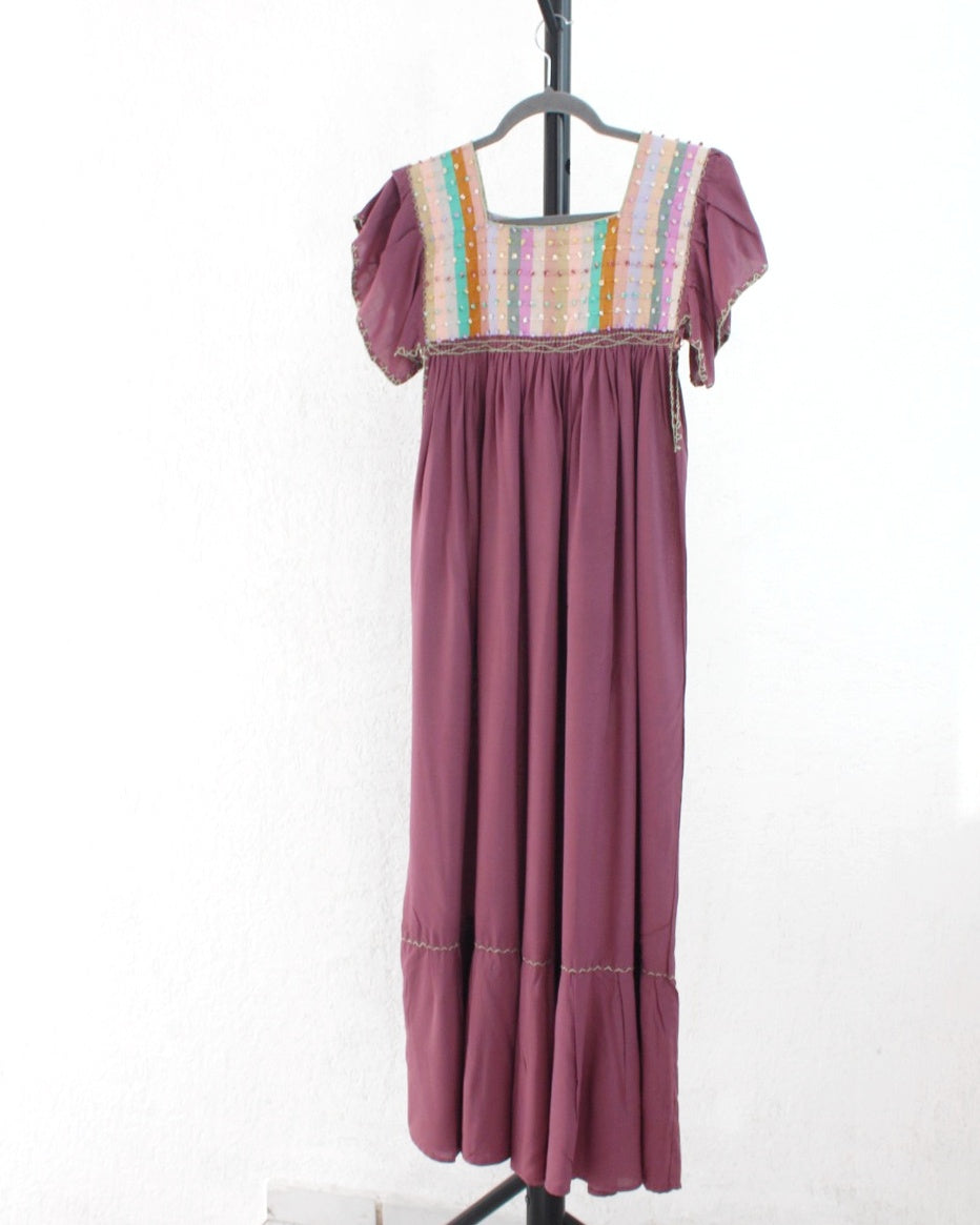 Vestido Nuditos Marsala Colores Pastel