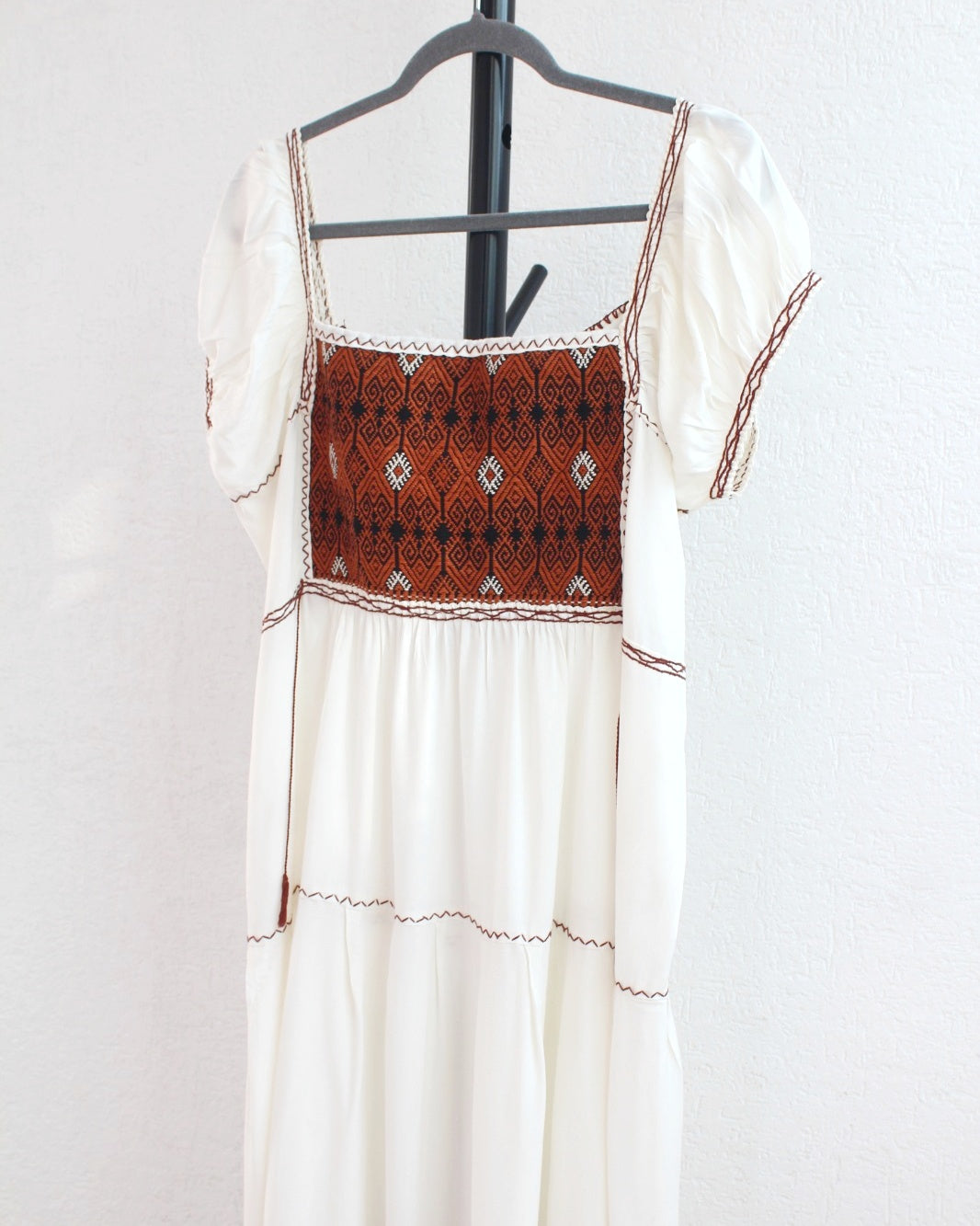 Vestido Gloria Perla Naranja Ch  M L
