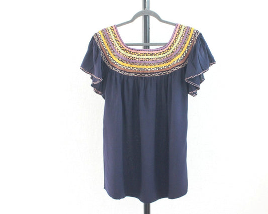 Blusa Catalina Azul Marino Morado