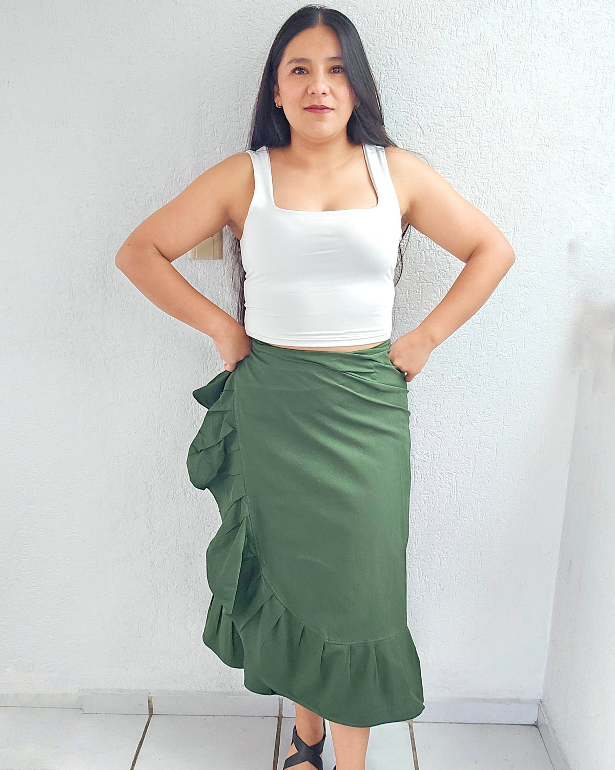 Falda Envolvente Verde