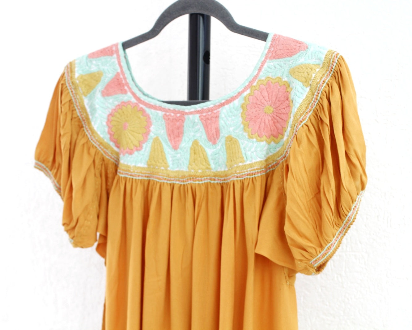 Blusa Aguacatenango Amarillo Rosa