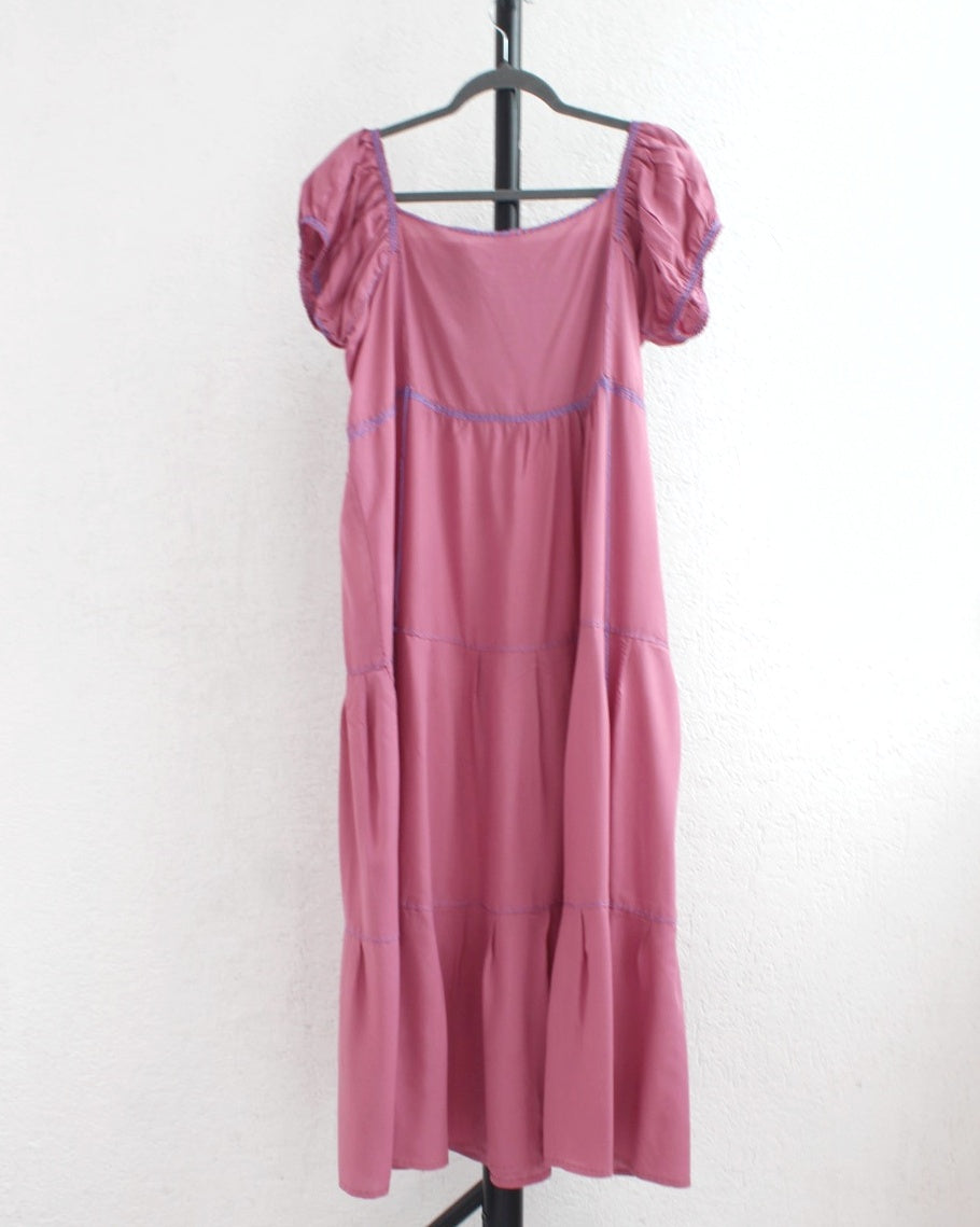 Vestido Gloria Rosa Azul  S M L