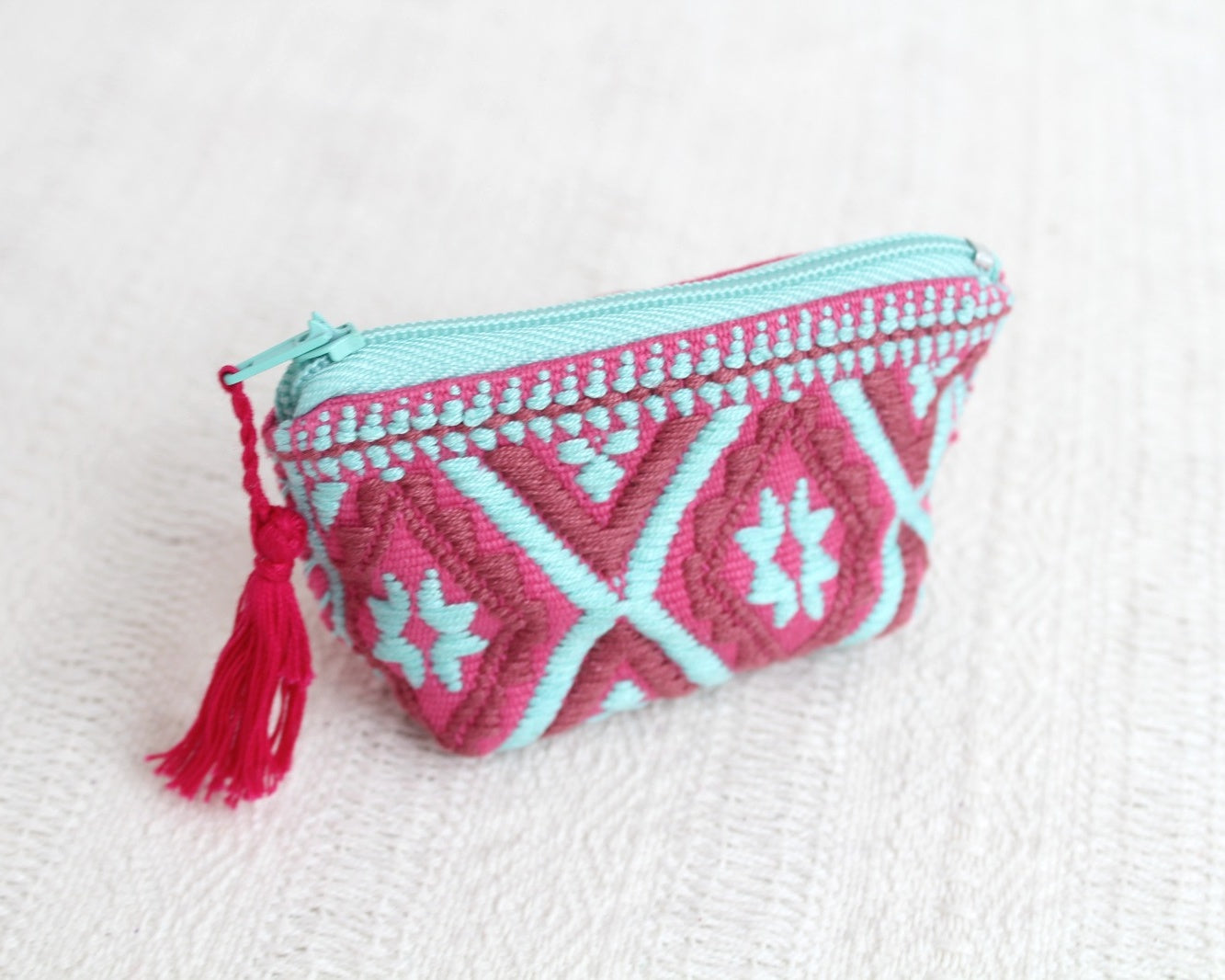 Mini Monedero Estrellas Rosa Aqua