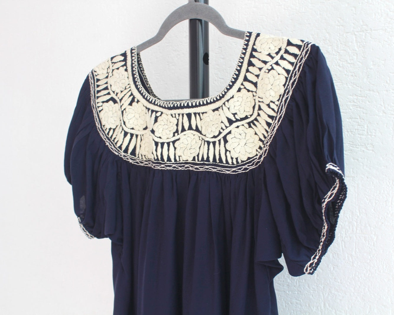 Blusa Aguacatenango Azul Marino Perla
