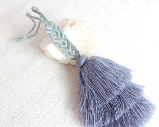 Campanitas con pulsera Gris Menta Beige