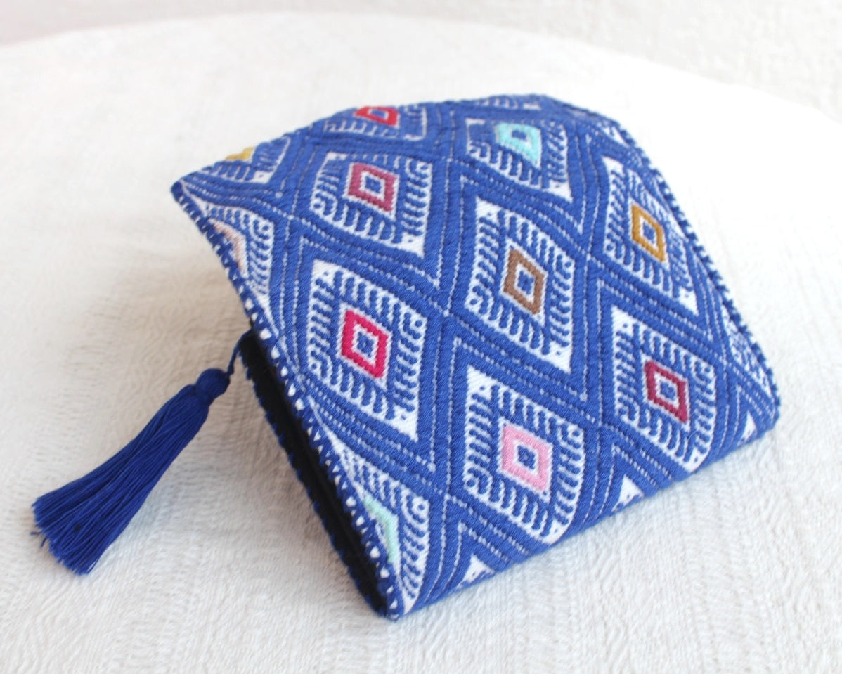 Cartera Estrellas Azul Blanco