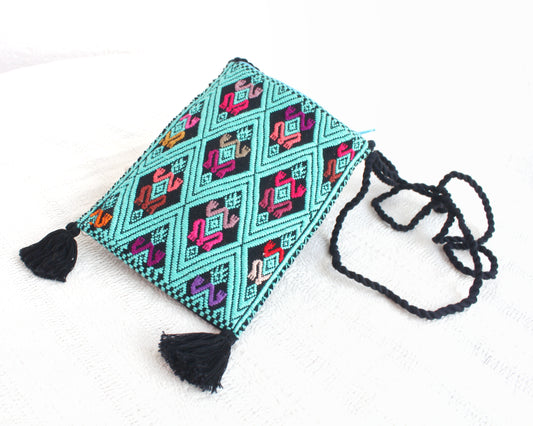 Bolso Celular Ranas Turquesa