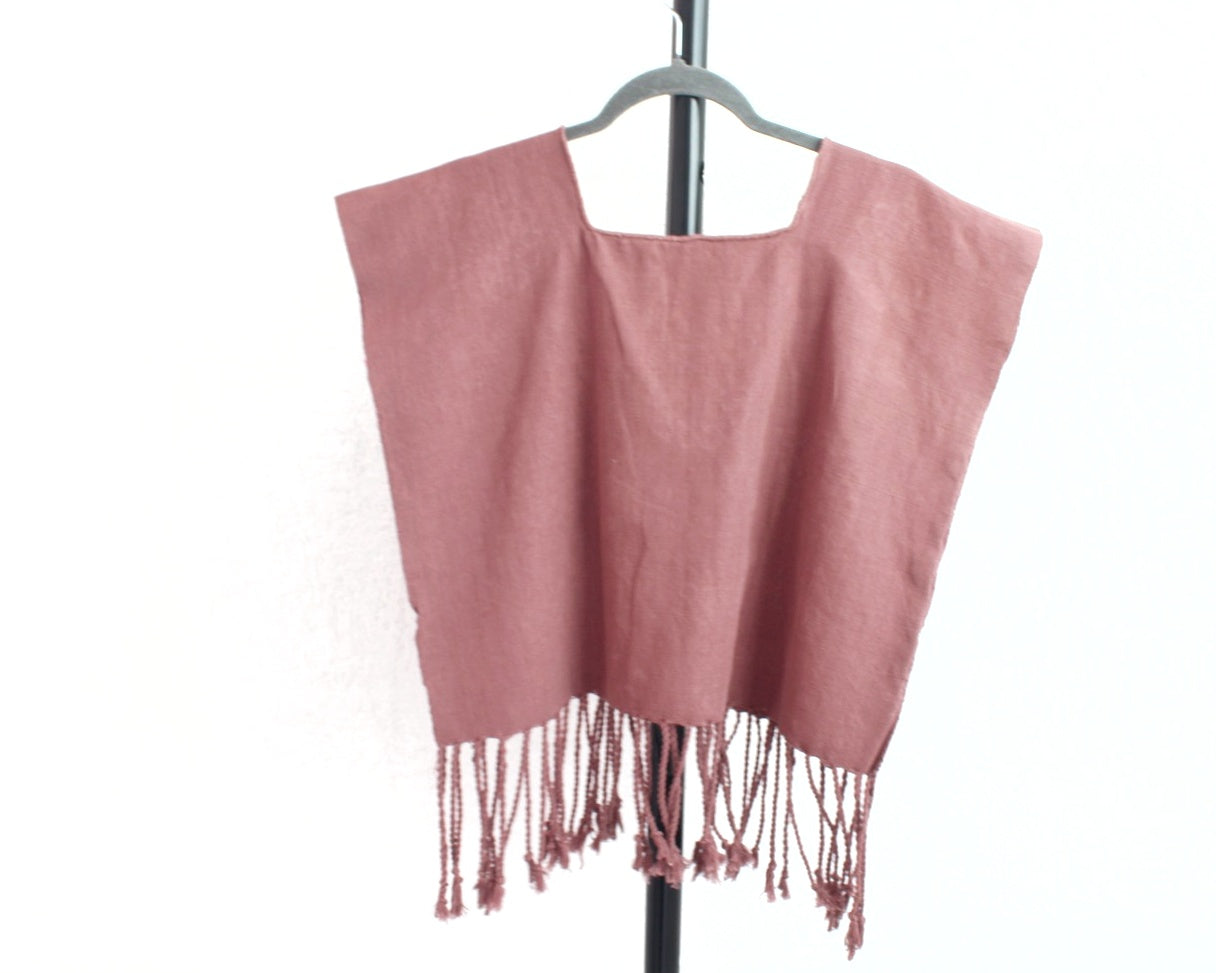 Top Flores Rococo Palo de Rosa