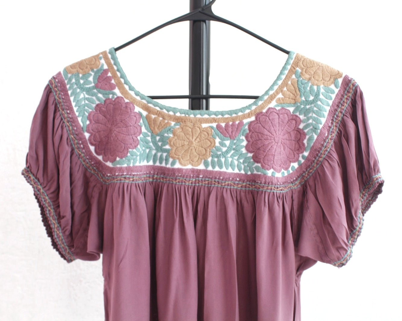 Blusa Aguacatenango Lavanda Beige  Unitalla