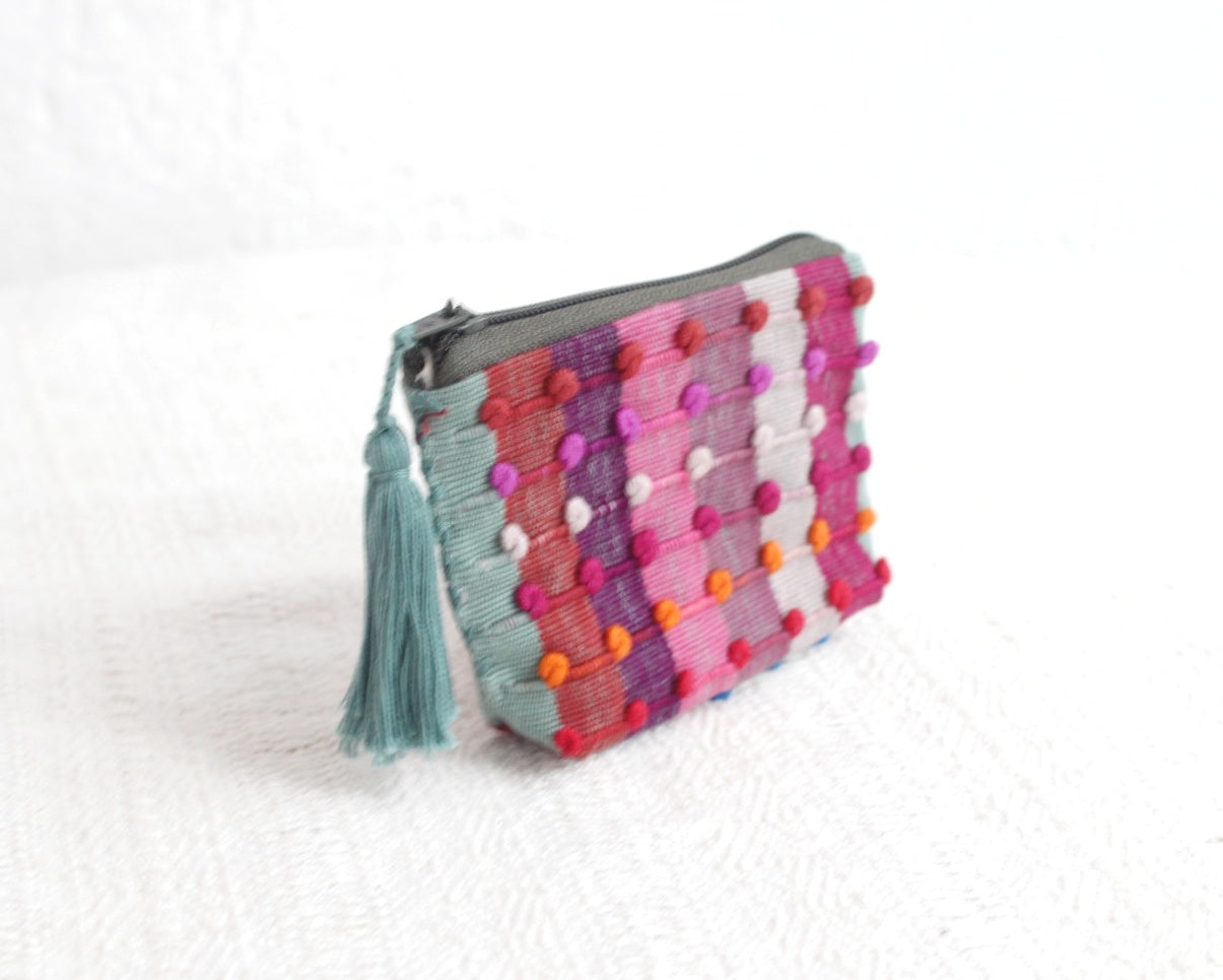 Mini Monedero Nuditos Menta Rosa Morado