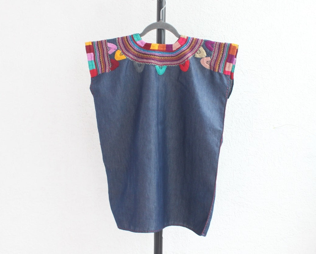 Blusa Milpa CH -M Mezclilla Rosa Colores