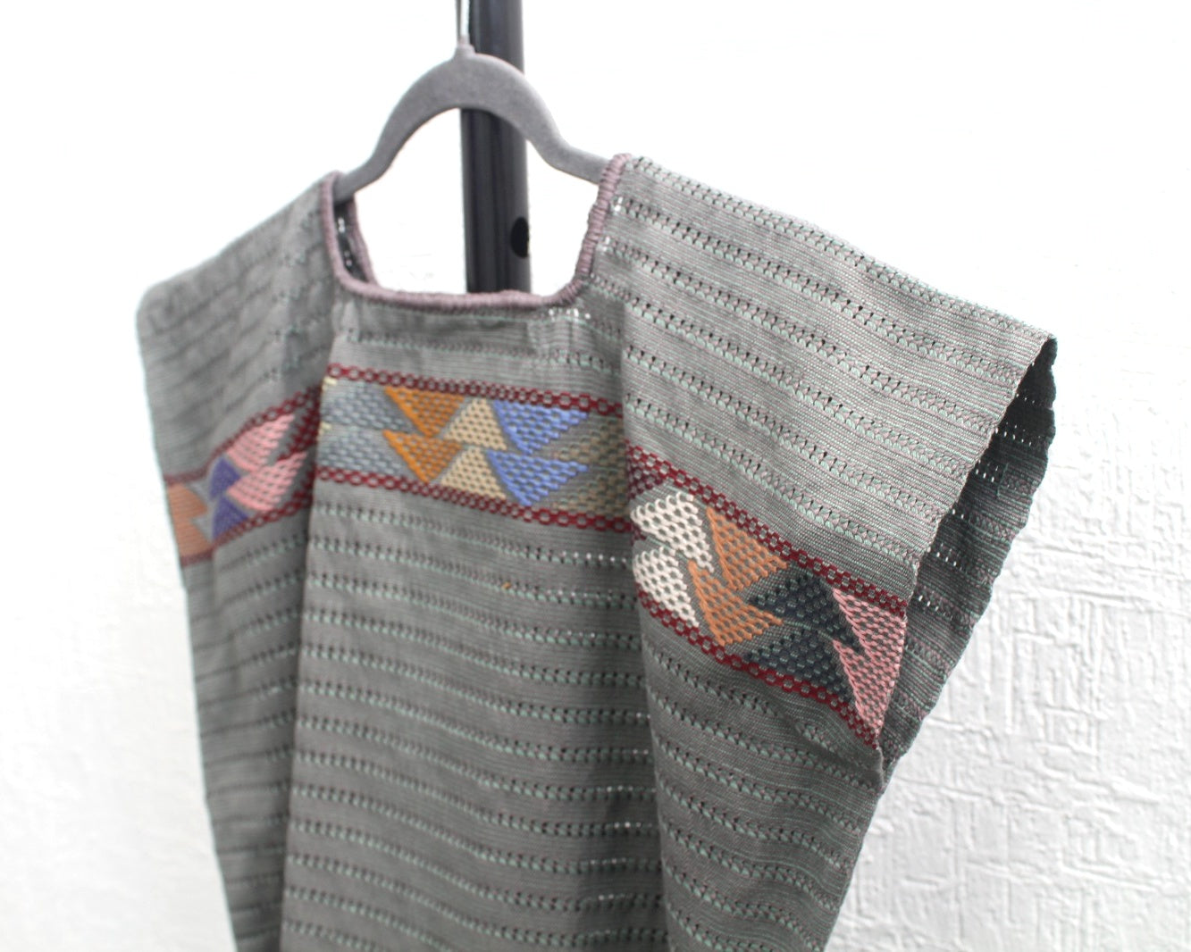 Huipil Angela Gris Verde XL