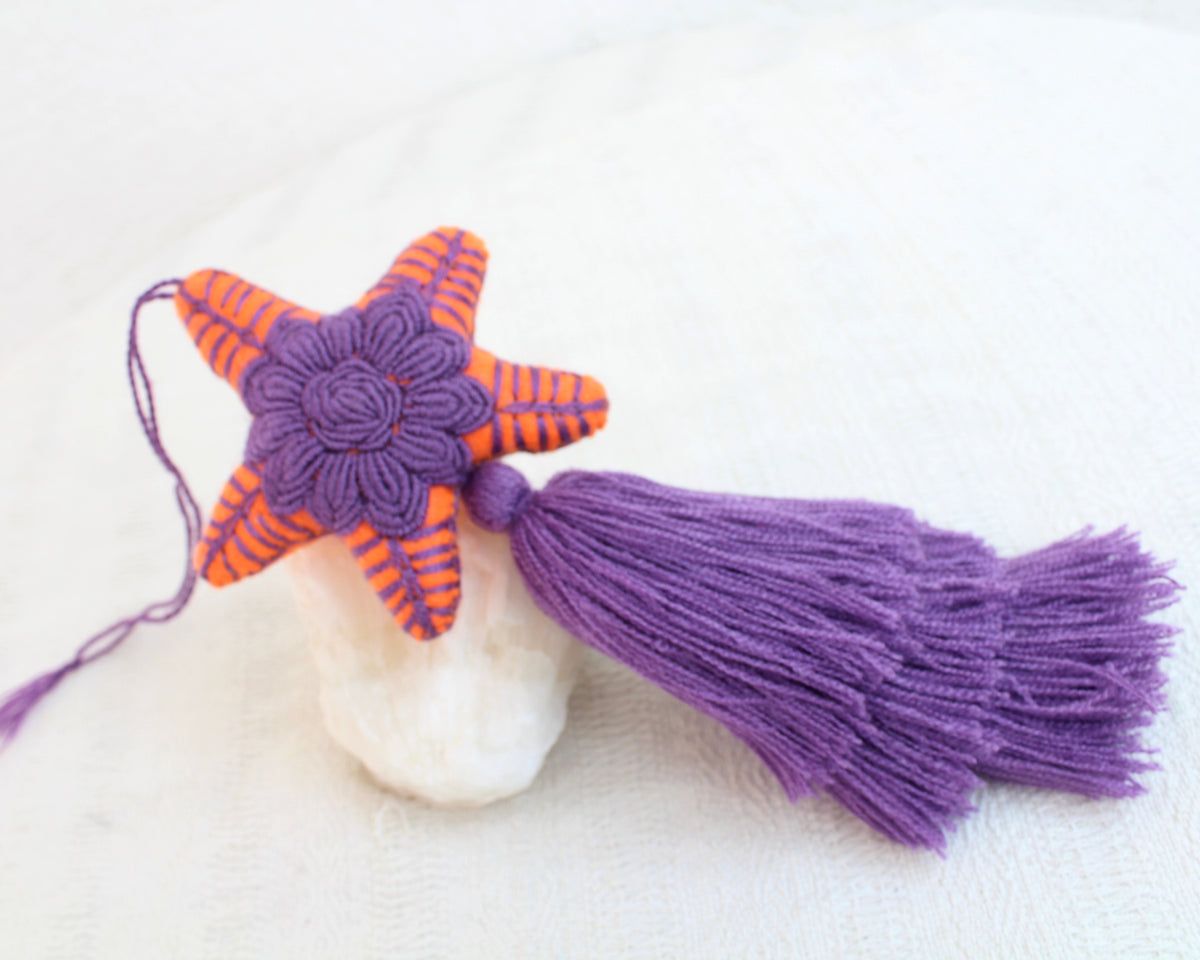 Estrella Rococo Naranja Morado
