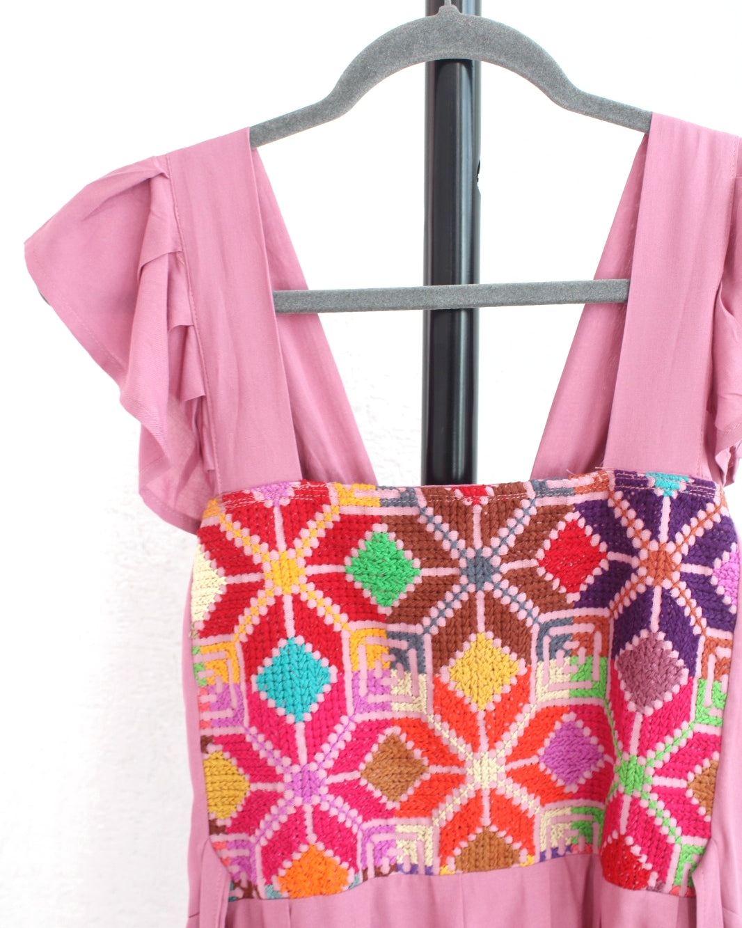 Vestido Anita Corto Rosa Colores
