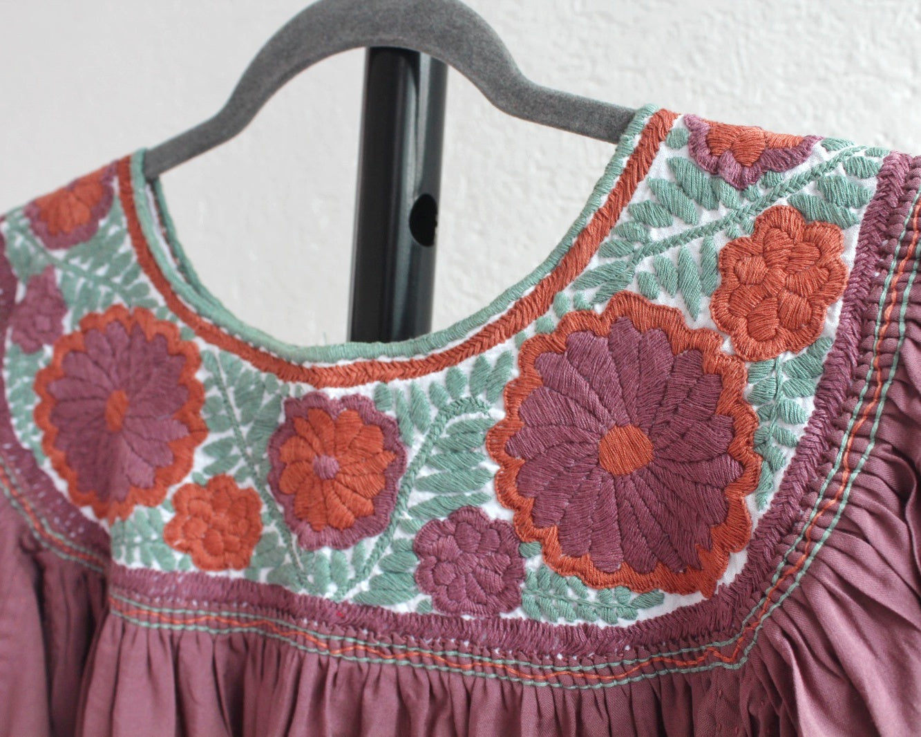 Blusa Aguacatenango Marsala Naranja Menta Unitalla