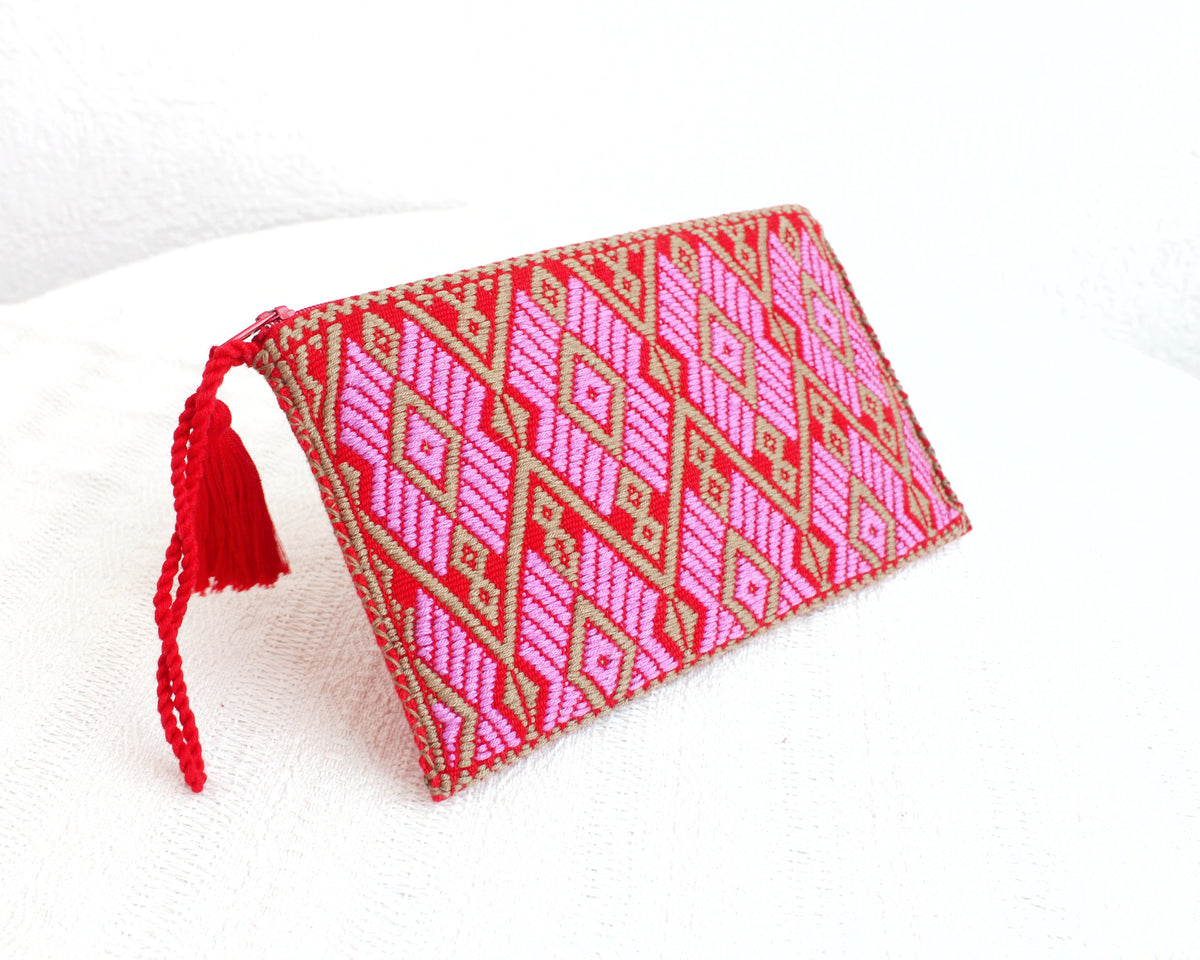 Neceser Estrellas Rosa Rojo
