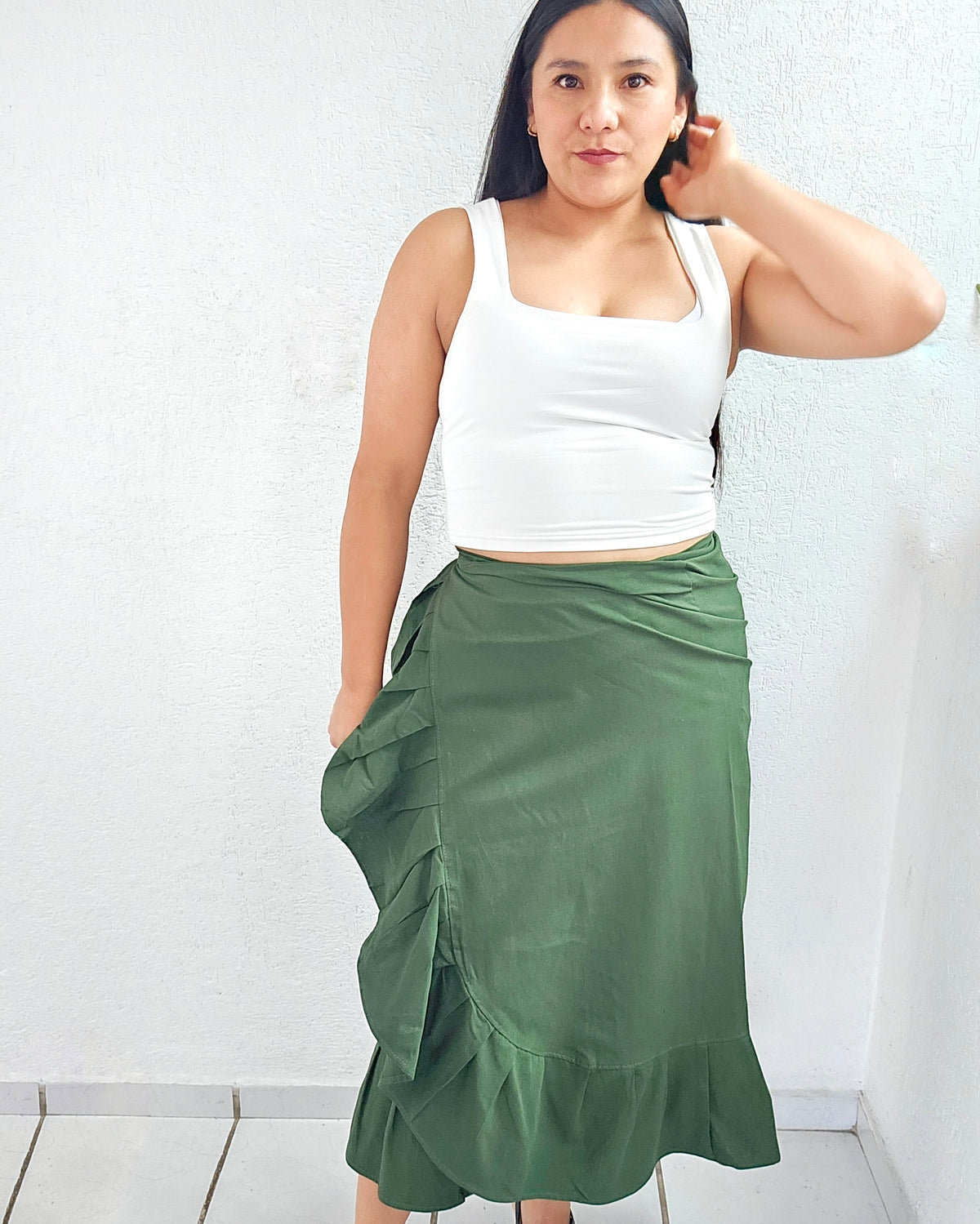 Falda Envolvente Verde