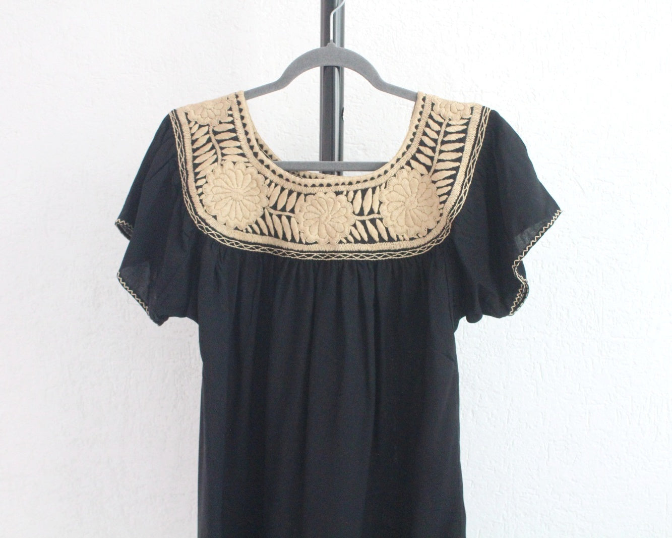 Blusa Aguacatenango Negro Beige