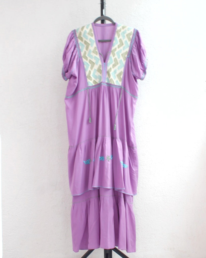 Vestido Corazones Lila Menta