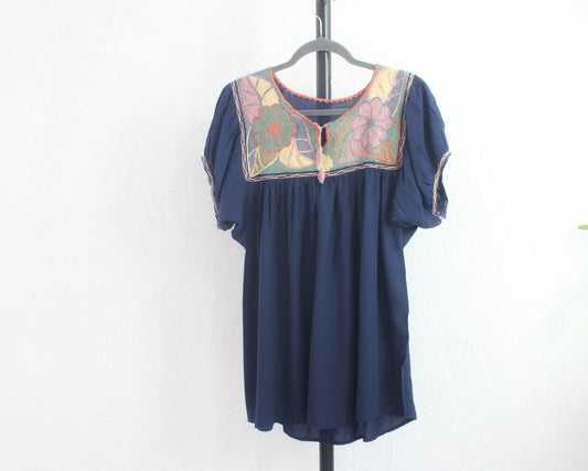 Blusa Maria Azul Menta Unitalla