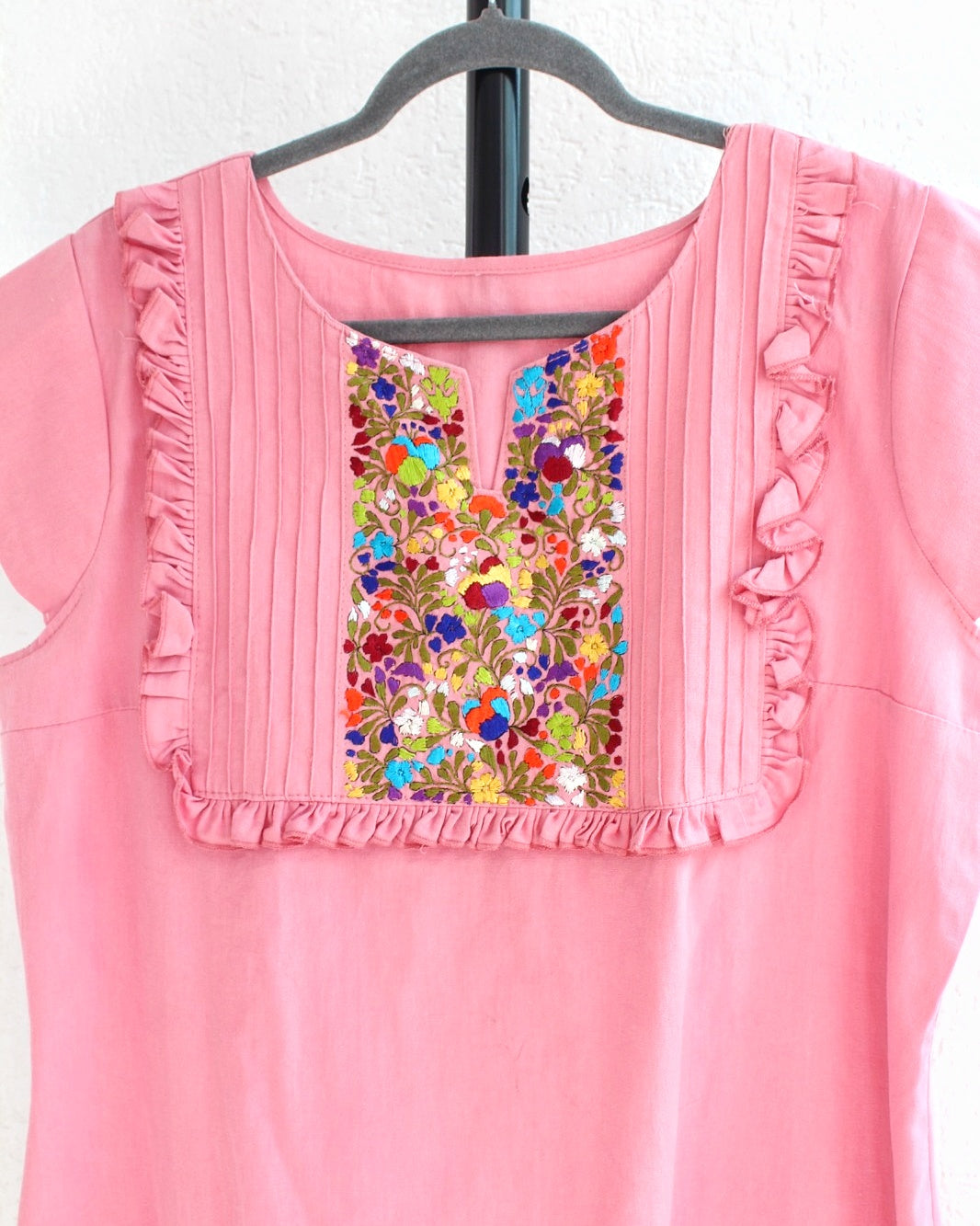 Vestido Claudia Corto Rosa