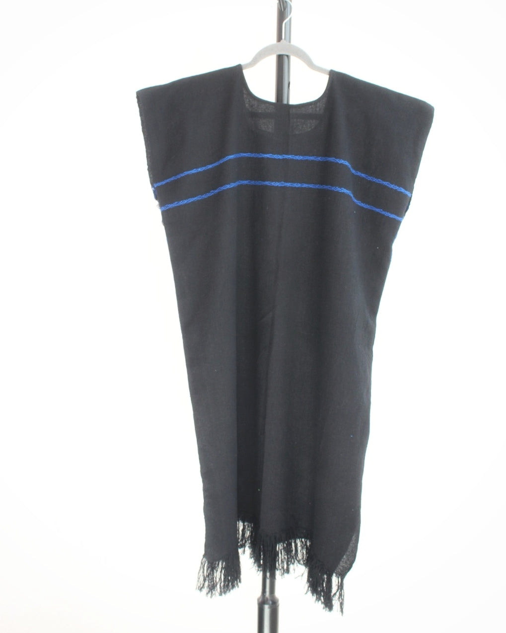 Huipil Ali Negro Azul XL XXL
