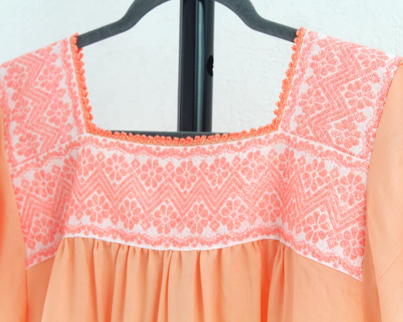 Blusa Tania Durazno Florecitas L - XL