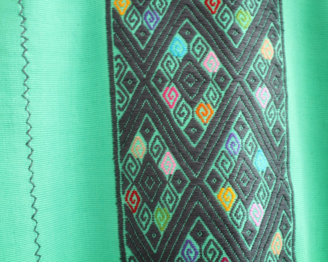 Blusa Huipil Pejel Turquesa