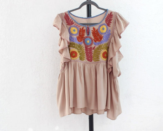 Blusa Celia Beige Colores Unitalla