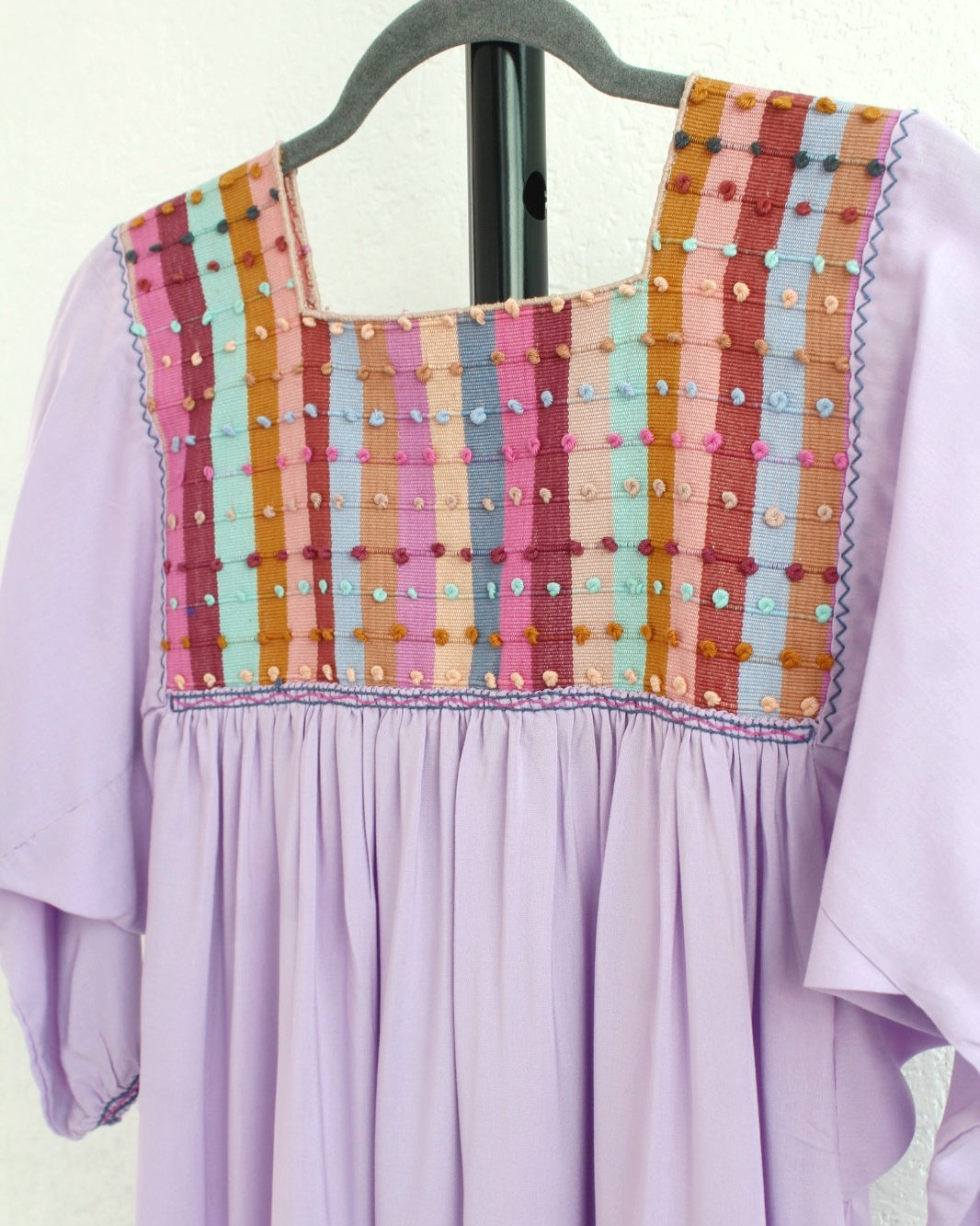 Vestido Nuditos 3/4 Lila Colores