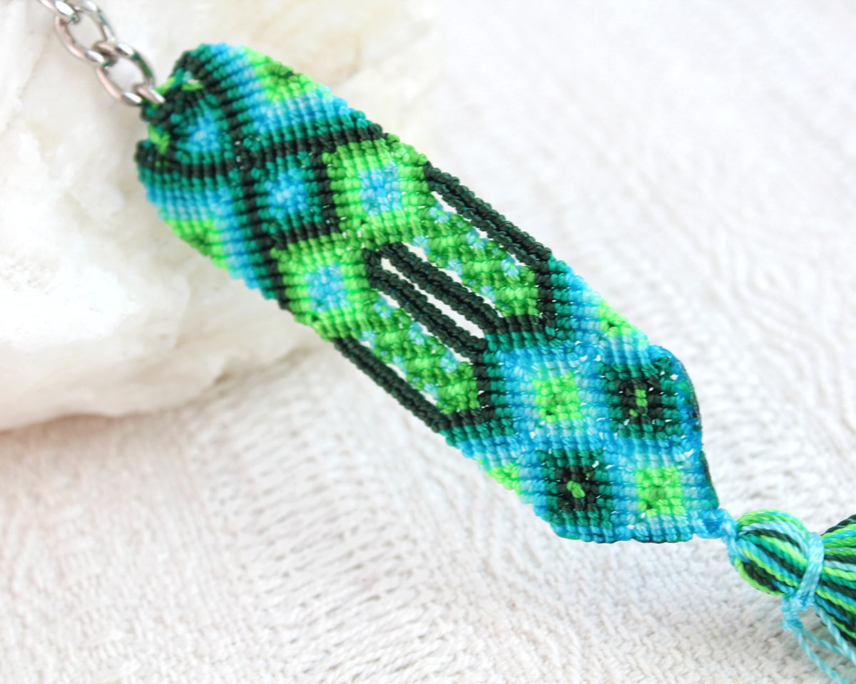 Llavero Anita Verde Azul