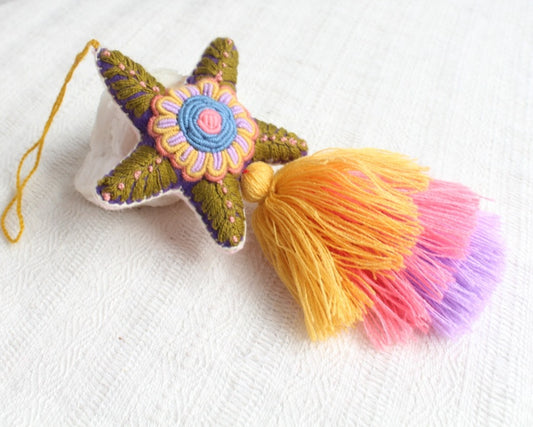 Estrella Rococo Amarillo Coral Lila