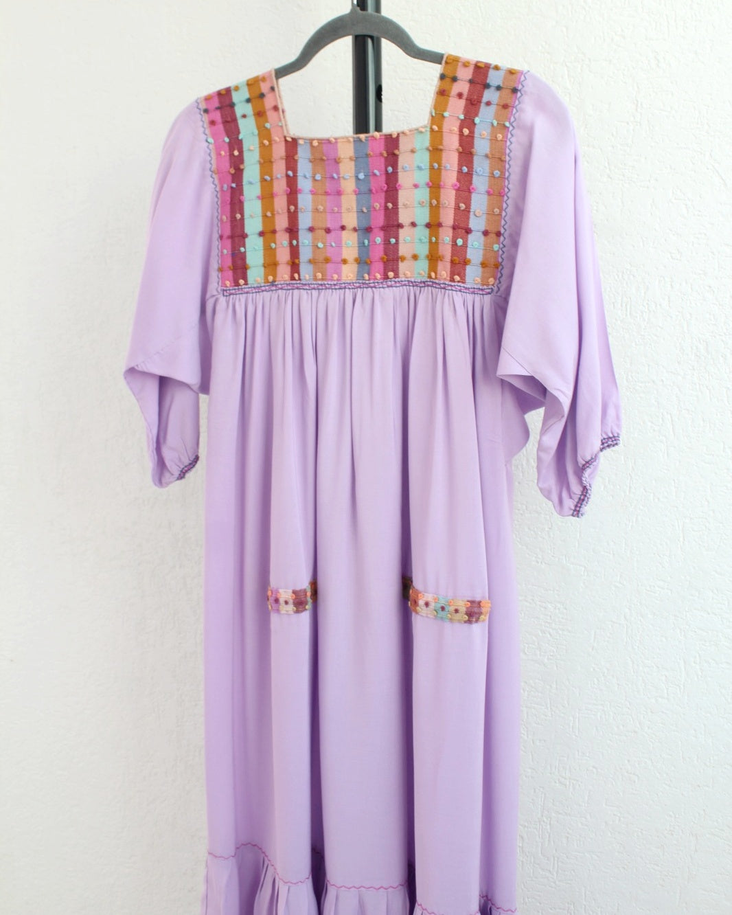 Vestido Nuditos 3/4 Lila Colores