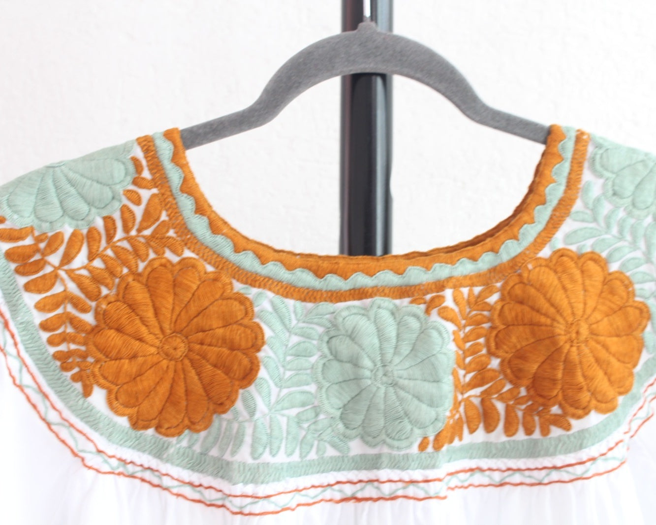 Blusa Aguacatenango Blanco Amarillo Unitalla