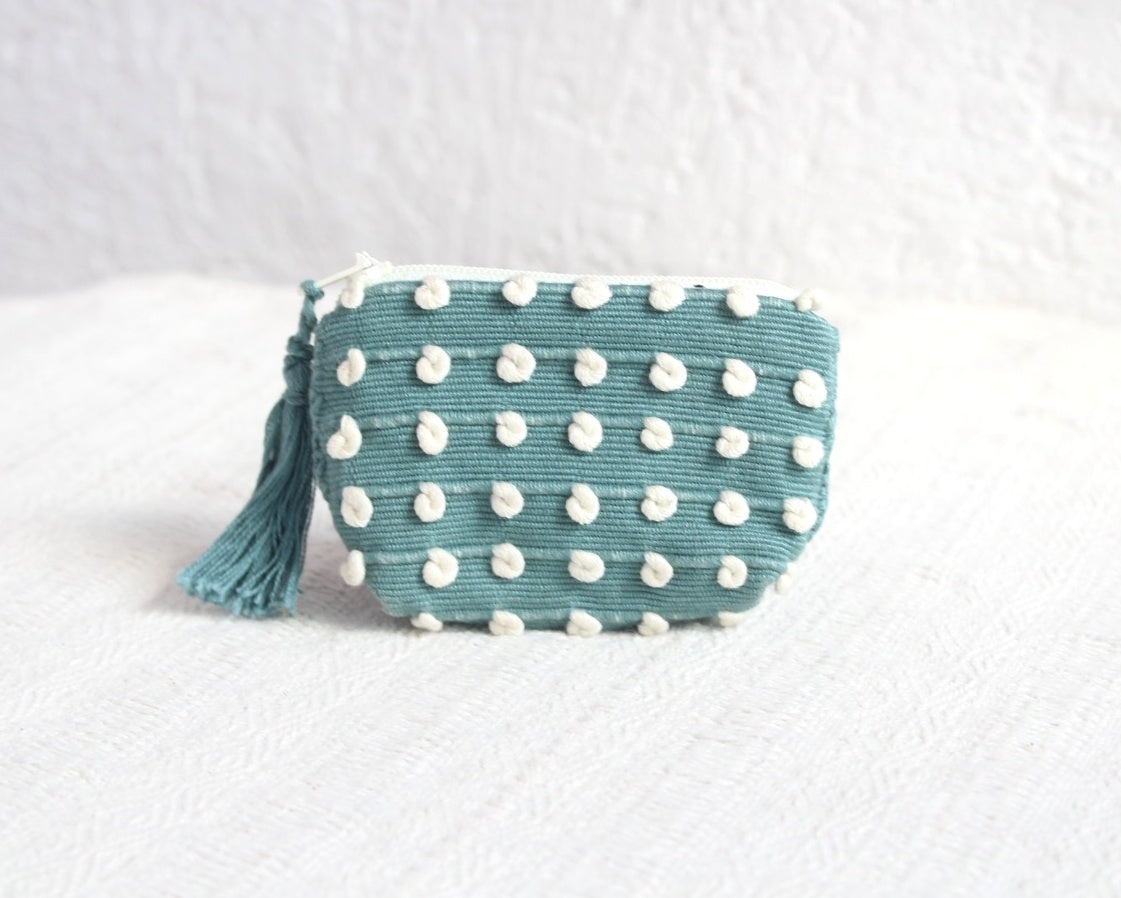 Mini Monedero Nuditos Menta Blanco