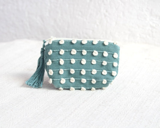 Mini Monedero Nuditos Menta Blanco