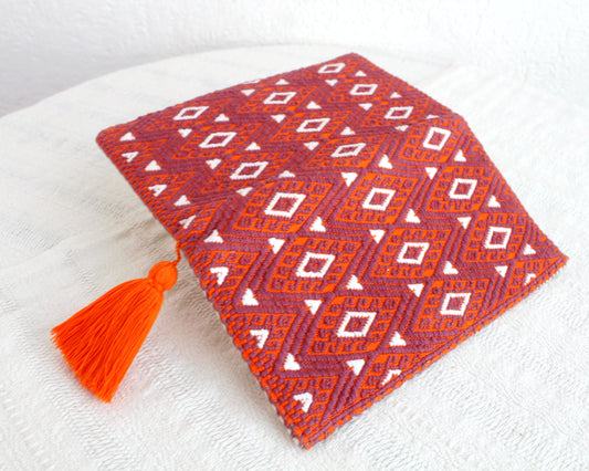 Billetera Pejel Naranja Blanco